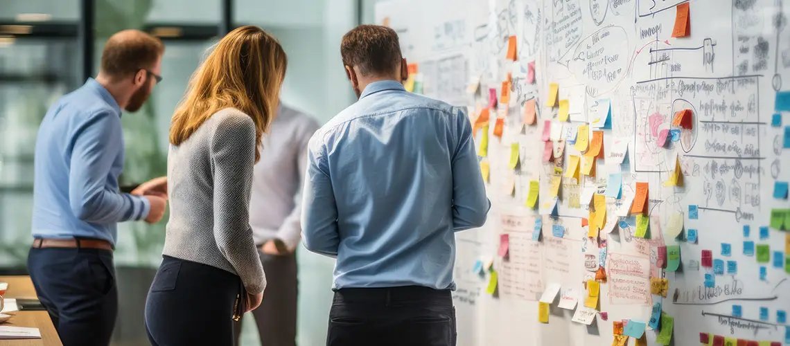 Varumärkesarbete i grupp på ett mindre företag