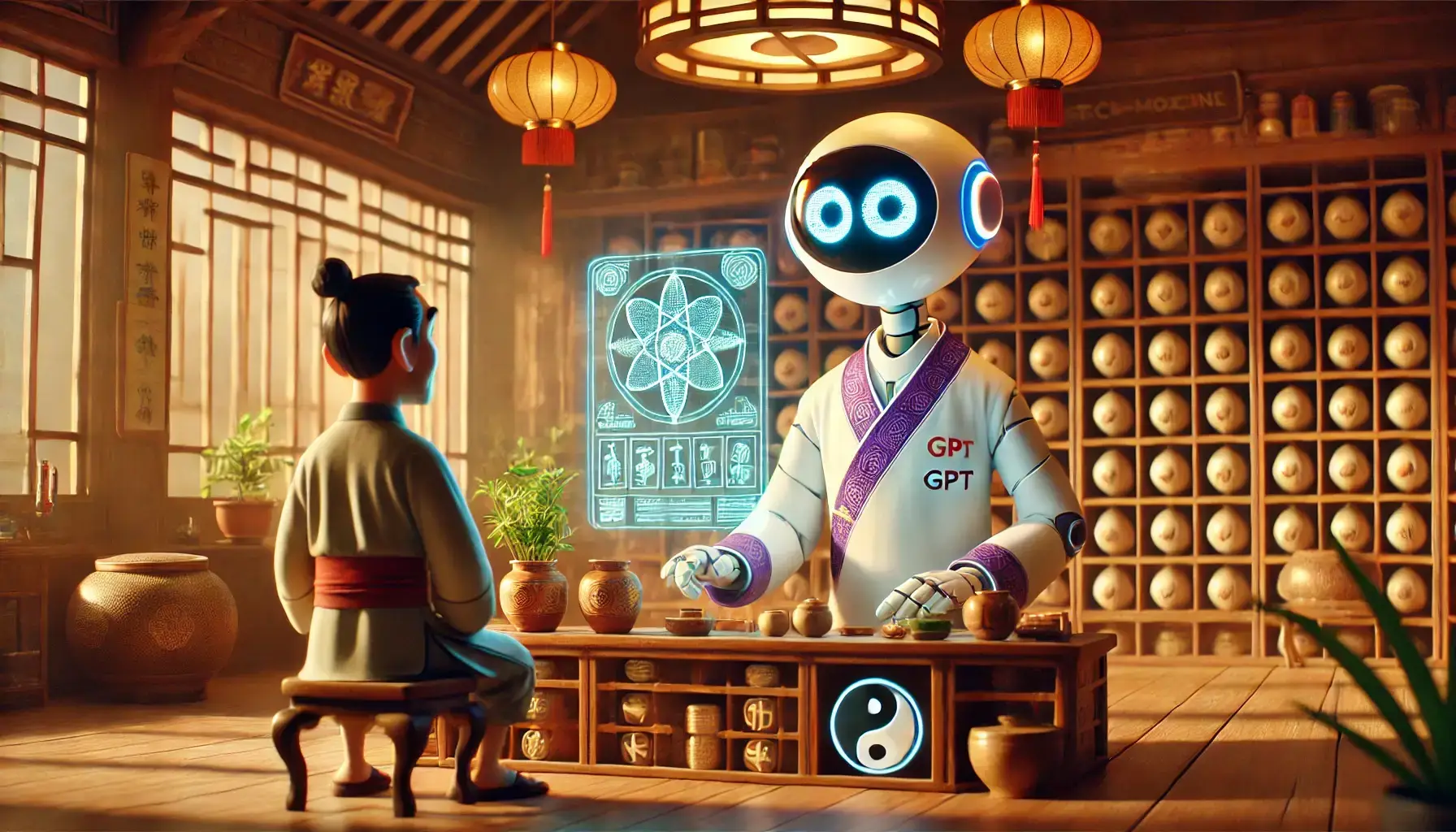 TCM Doctor GPT Pixar Style