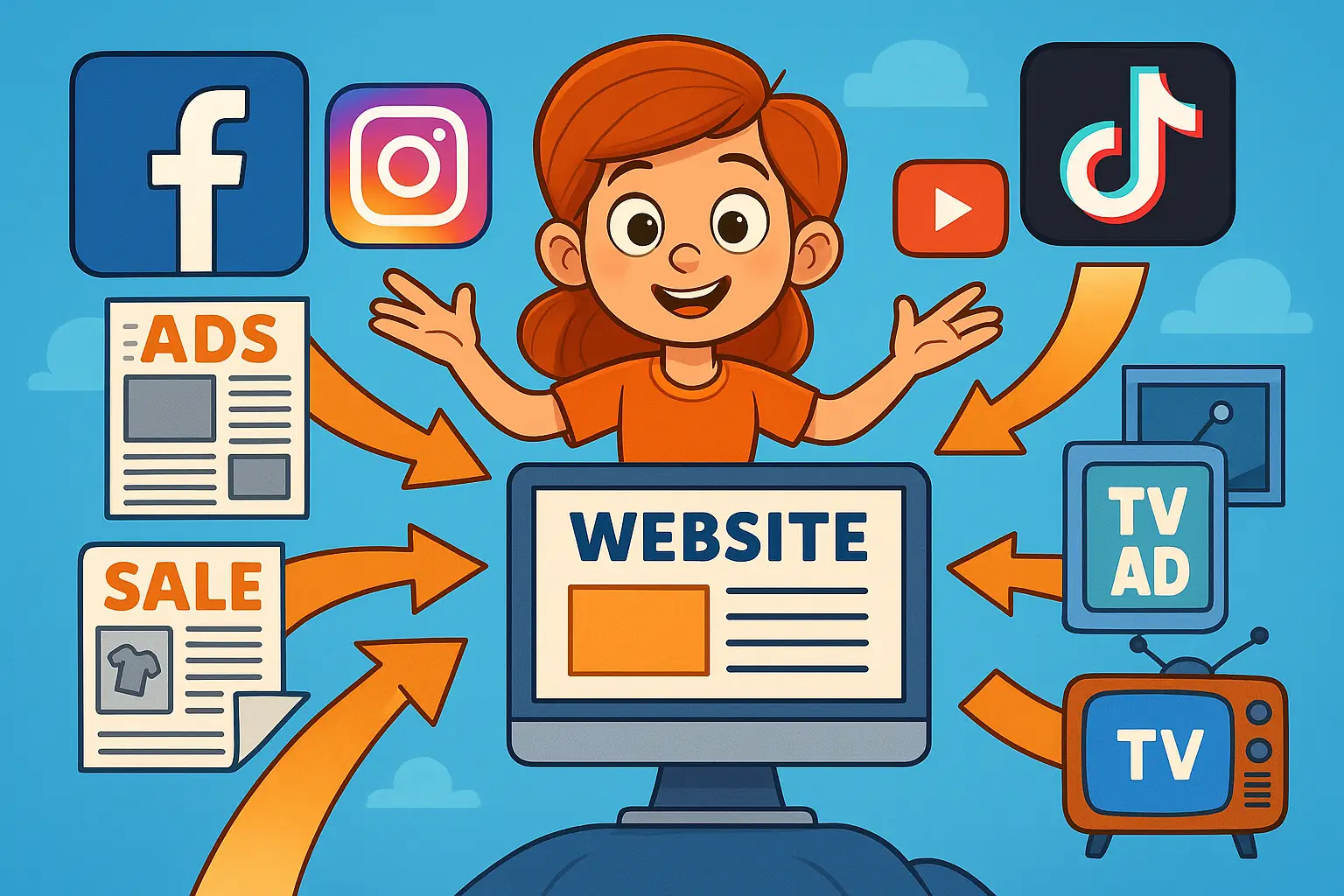 Alla vägar leder till hemsidan